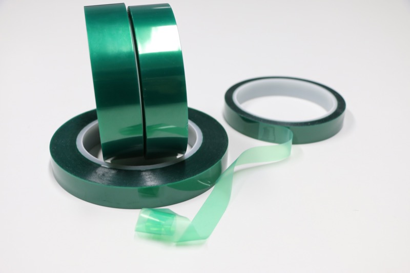 Polyester Tape Green Non Flame Retardant - Rubber